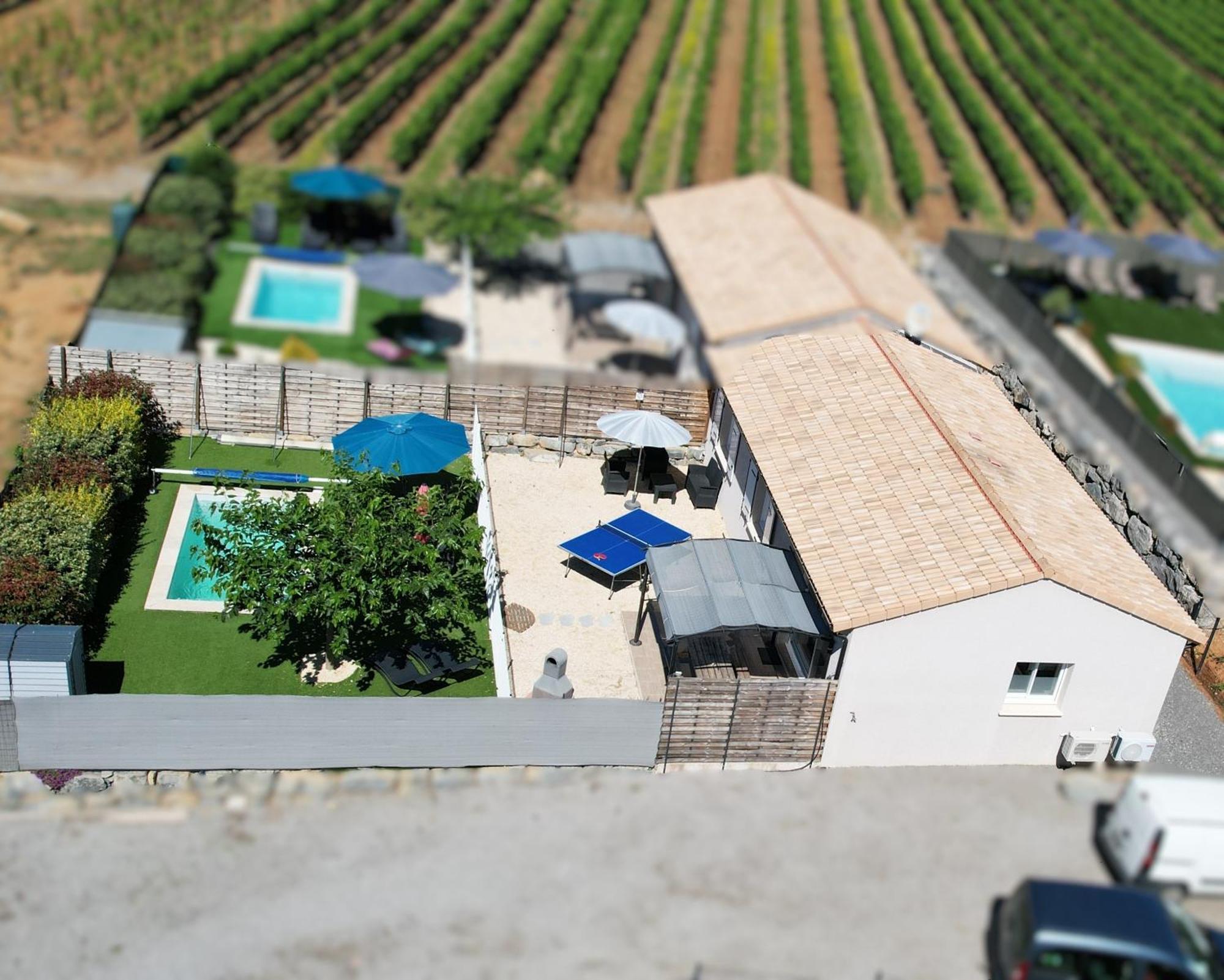 En Ardeche, Gite L'Odyssee Climatise Avec Sa Piscine Privee Et Chauffee Joyeuse Exterior foto